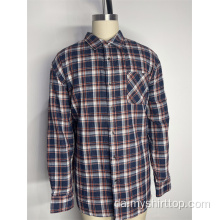 Mørk rutet vintage shirt